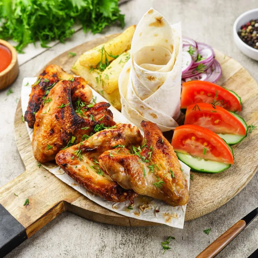 Шашлык из куриных крыльев